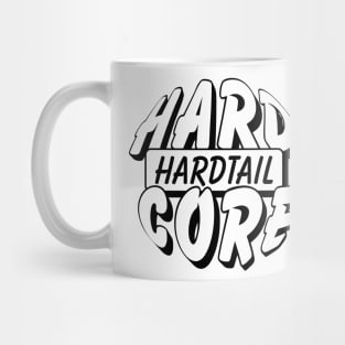 Hardcore Hardtail Logo White Mug